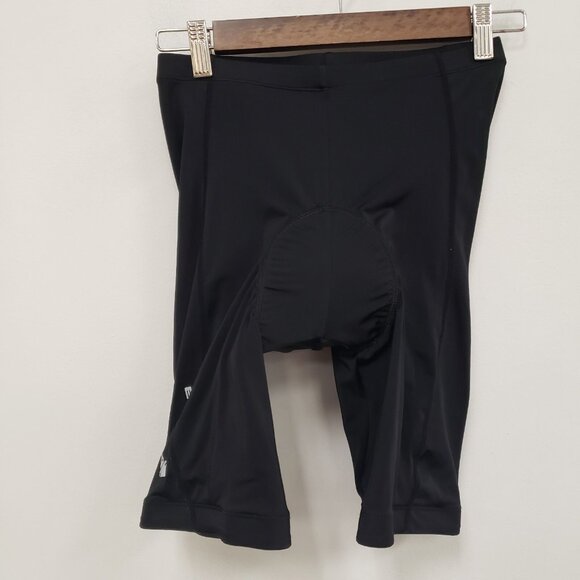 Women's Black Athletic Cycling Shorts - Picture 1 of 12